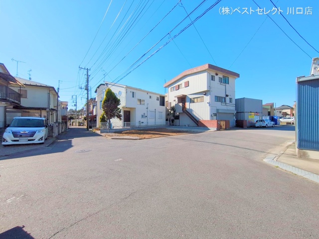 埼玉県川口市上青木2丁目の新築戸建て更地・土地写真 2025年1月28日撮影