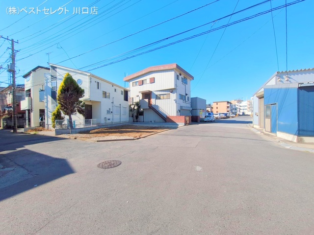 埼玉県川口市上青木2丁目の新築戸建て更地・土地写真 2025年1月28日撮影