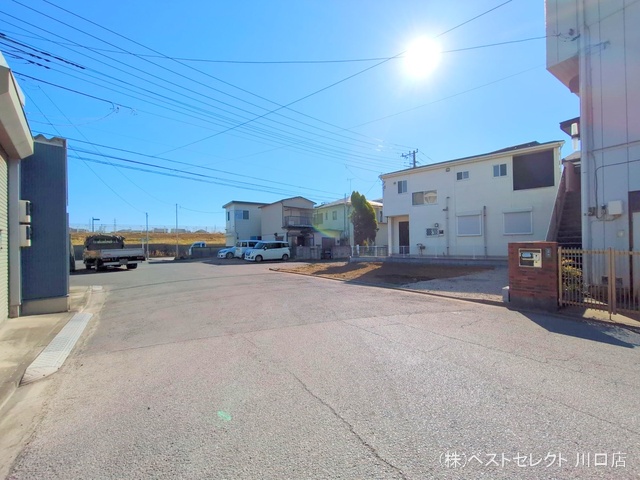 埼玉県川口市上青木2丁目の新築戸建て更地・土地写真 2025年1月28日撮影