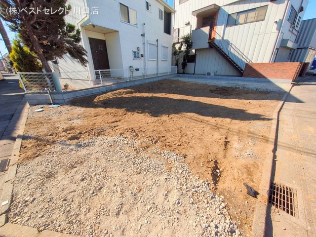 埼玉県川口市上青木2丁目の新築戸建て更地・土地写真 2025年1月28日撮影