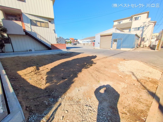 埼玉県川口市上青木2丁目の新築戸建て更地・土地写真 2025年1月28日撮影