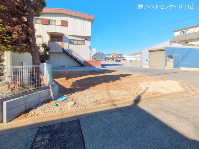 埼玉県川口市上青木2丁目の新築戸建て更地・土地写真 2025年1月28日撮影