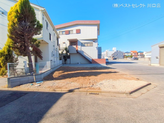 埼玉県川口市上青木2丁目の新築戸建て更地・土地写真 2025年1月28日撮影