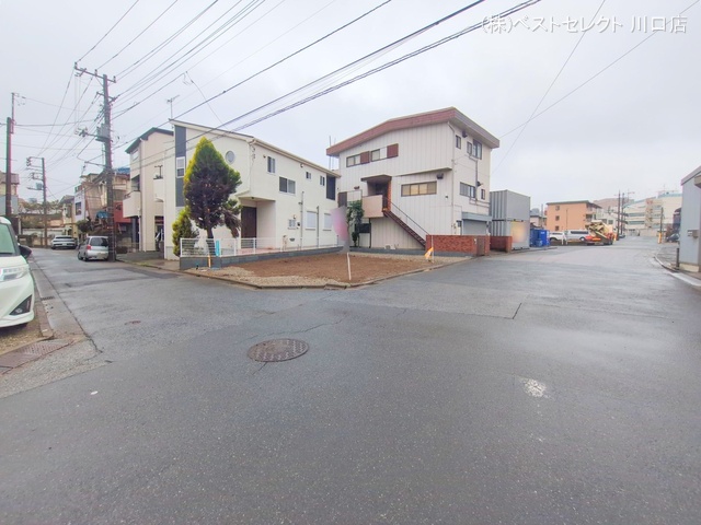 埼玉県川口市上青木2丁目の新築戸建て更地・土地写真 2025年3月4日撮影