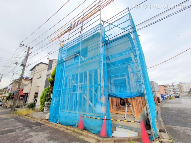 埼玉県川口市上青木2丁目の新築戸建て上棟写真 2025年6月23日撮影
