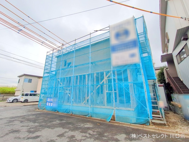 埼玉県川口市上青木2丁目の新築戸建て上棟写真 2025年6月23日撮影
