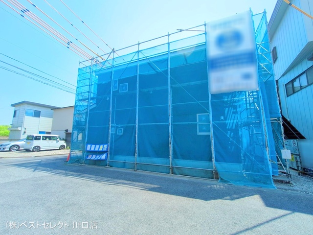 埼玉県川口市上青木2丁目の新築戸建てシート写真 2025年7月22日撮影