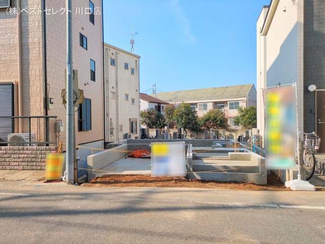 埼玉県川口市青木1丁目の新築戸建て基礎写真 2025年1月23日撮影