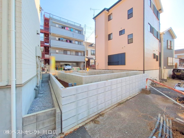 埼玉県川口市青木1丁目の新築戸建て基礎写真 2025年1月23日撮影