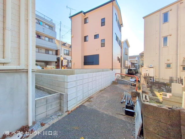 埼玉県川口市青木1丁目の新築戸建て基礎写真 2025年1月23日撮影