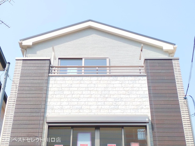 埼玉県川口市青木1丁目の新築戸建て外構写真 2025年4月18日撮影