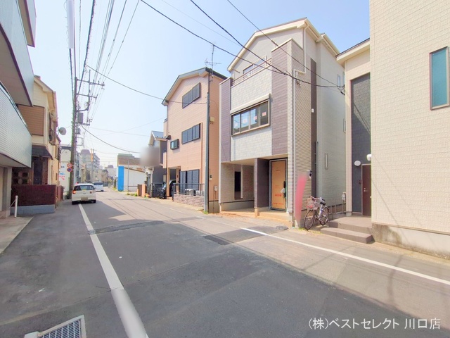 埼玉県川口市青木1丁目の新築戸建て外構写真 2025年4月18日撮影