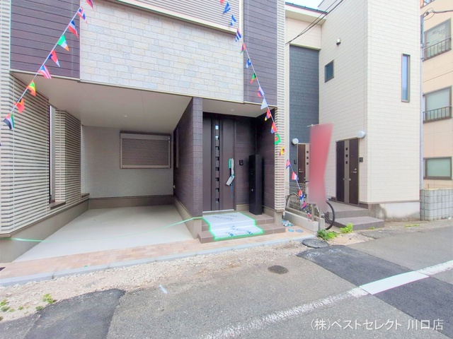 埼玉県川口市青木1丁目の新築戸建て完成写真 2025年5月21日撮影