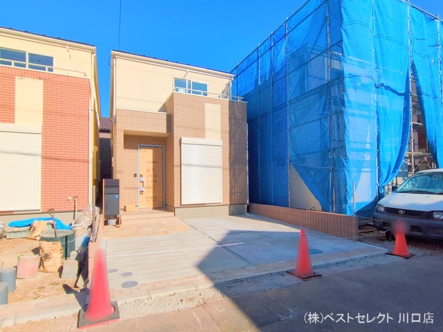 埼玉県川口市鳩ヶ谷本町4丁目の新築戸建て完成写真 2025年1月29日撮影
