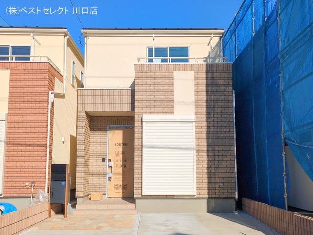 埼玉県川口市鳩ヶ谷本町4丁目の新築戸建て完成写真 2025年1月29日撮影
