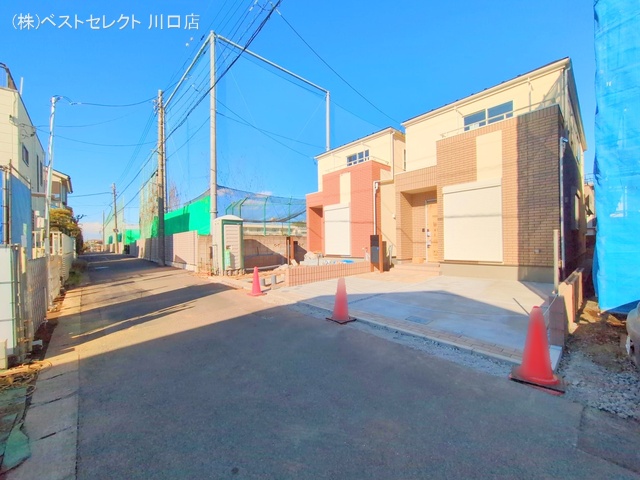 埼玉県川口市鳩ヶ谷本町4丁目の新築戸建て完成写真 2025年1月29日撮影