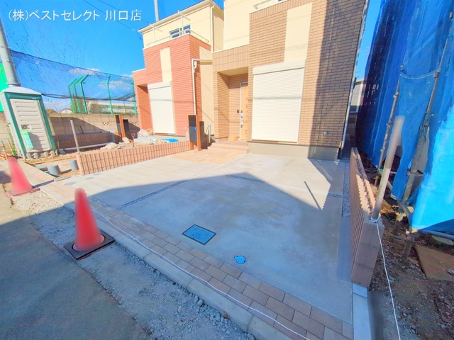 埼玉県川口市鳩ヶ谷本町4丁目の新築戸建て完成写真 2025年1月29日撮影