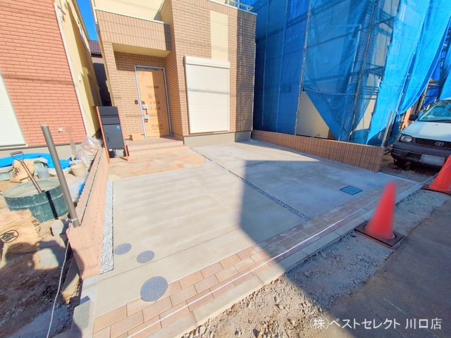 埼玉県川口市鳩ヶ谷本町4丁目の新築戸建て完成写真 2025年1月29日撮影