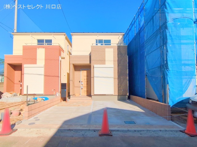 埼玉県川口市鳩ヶ谷本町4丁目の新築戸建て完成写真 2025年1月29日撮影
