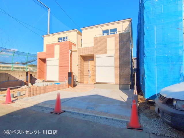 埼玉県川口市鳩ヶ谷本町4丁目の新築戸建て完成写真 2025年1月29日撮影