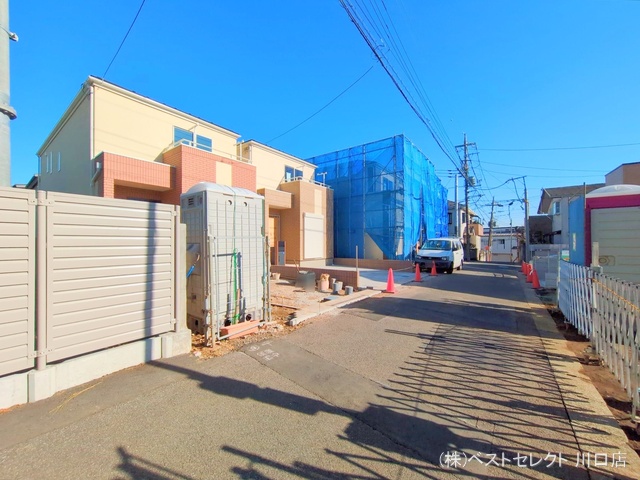 埼玉県川口市鳩ヶ谷本町4丁目の新築戸建て完成写真 2025年1月29日撮影