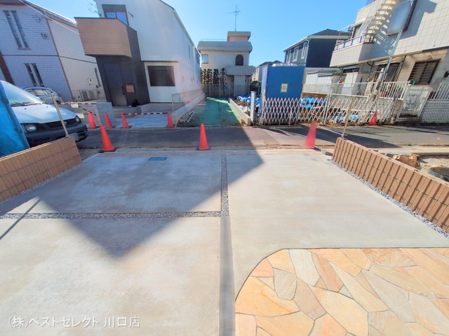 埼玉県川口市鳩ヶ谷本町4丁目の新築戸建て完成写真 2025年1月29日撮影