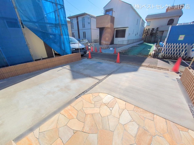 埼玉県川口市鳩ヶ谷本町4丁目の新築戸建て完成写真 2025年1月29日撮影