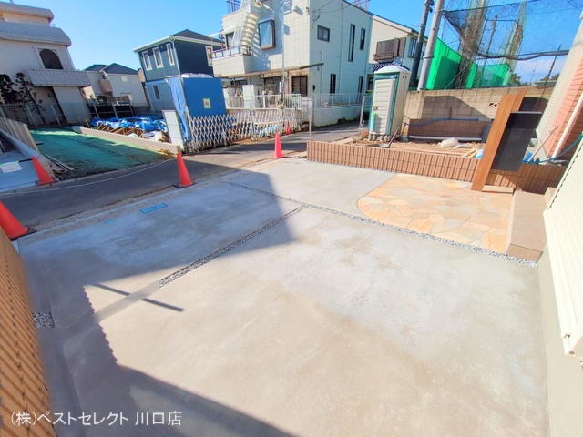 埼玉県川口市鳩ヶ谷本町4丁目の新築戸建て完成写真 2025年1月29日撮影