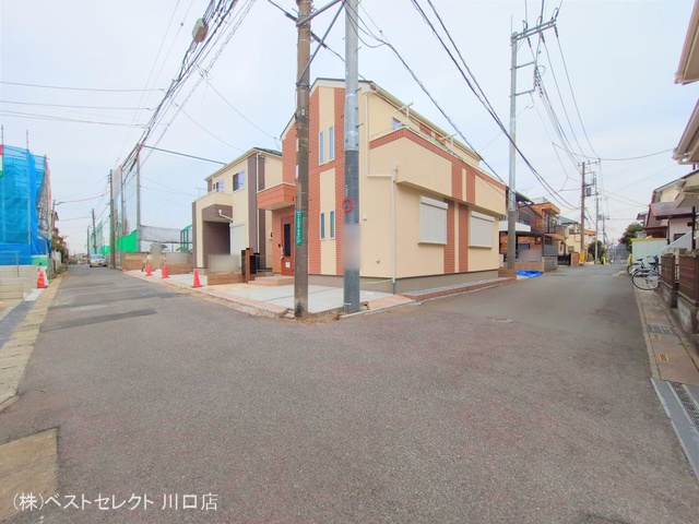 埼玉県川口市鳩ヶ谷本町4丁目の新築戸建て完成写真 2025年3月10日撮影