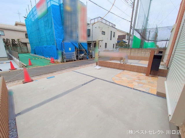 埼玉県川口市鳩ヶ谷本町4丁目の新築戸建て完成写真 2025年3月10日撮影