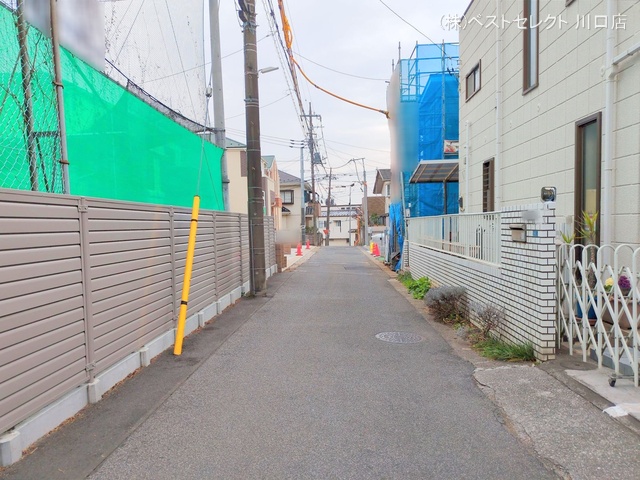 埼玉県川口市鳩ヶ谷本町4丁目の新築戸建て完成写真 2025年3月10日撮影