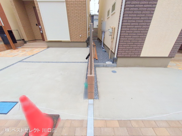 埼玉県川口市鳩ヶ谷本町4丁目の新築戸建て完成写真 2025年3月10日撮影