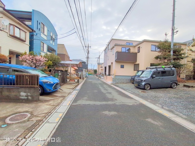 埼玉県川口市鳩ヶ谷本町2丁目の新築戸建て外構写真 2025年3月3日撮影