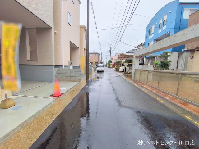 埼玉県川口市鳩ヶ谷本町2丁目の新築戸建て完成写真 2025年4月1日撮影