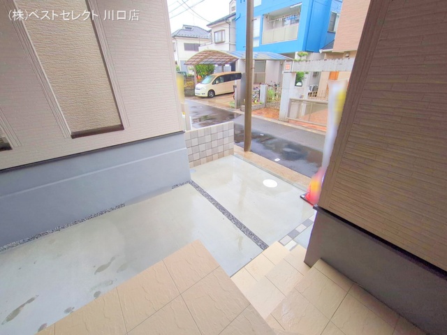 埼玉県川口市鳩ヶ谷本町2丁目の新築戸建て完成写真 2025年4月1日撮影