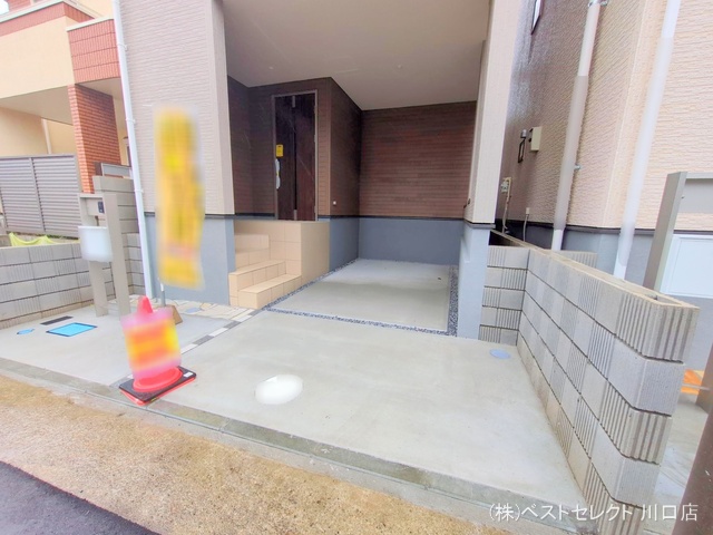 埼玉県川口市鳩ヶ谷本町2丁目の新築戸建て完成写真 2025年4月1日撮影