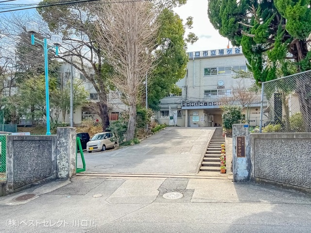 川口市立鳩ヶ谷中学校 距離520m