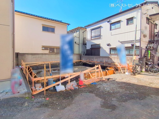 埼玉県川口市西川口3丁目の新築戸建て基礎写真 2025年2月3日撮影