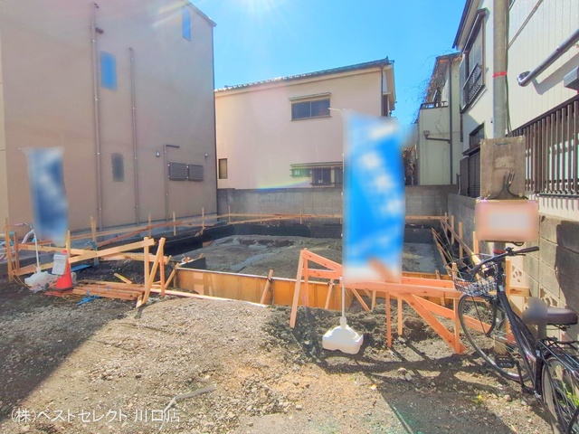 埼玉県川口市西川口3丁目の新築戸建て基礎写真 2025年2月3日撮影