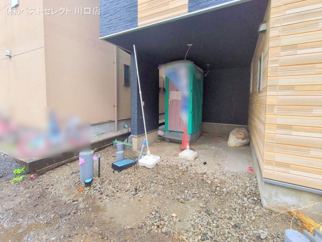 埼玉県川口市西川口3丁目の新築戸建て外構写真 2025年5月1日撮影