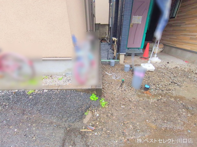 埼玉県川口市西川口3丁目の新築戸建て外構写真 2025年5月1日撮影