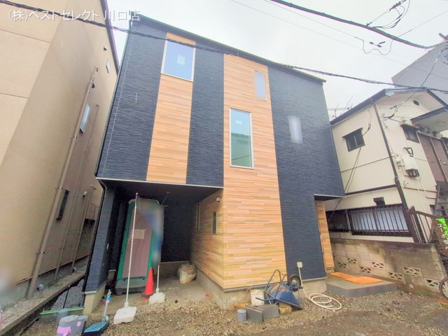 埼玉県川口市西川口3丁目の新築戸建て外構写真 2025年5月1日撮影