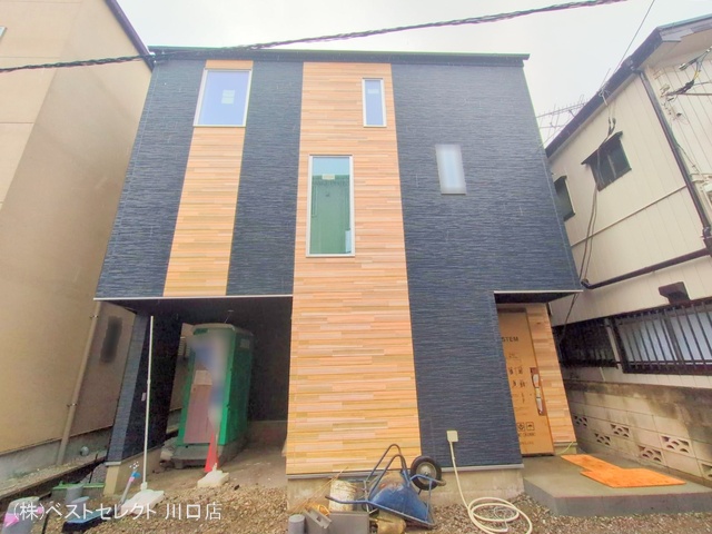 埼玉県川口市西川口3丁目の新築戸建て外構写真 2025年5月1日撮影