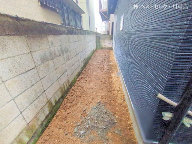 埼玉県川口市西川口3丁目の新築戸建て外構写真 2025年5月1日撮影