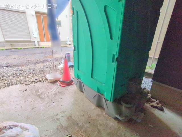 埼玉県川口市西川口3丁目の新築戸建て外構写真 2025年5月1日撮影