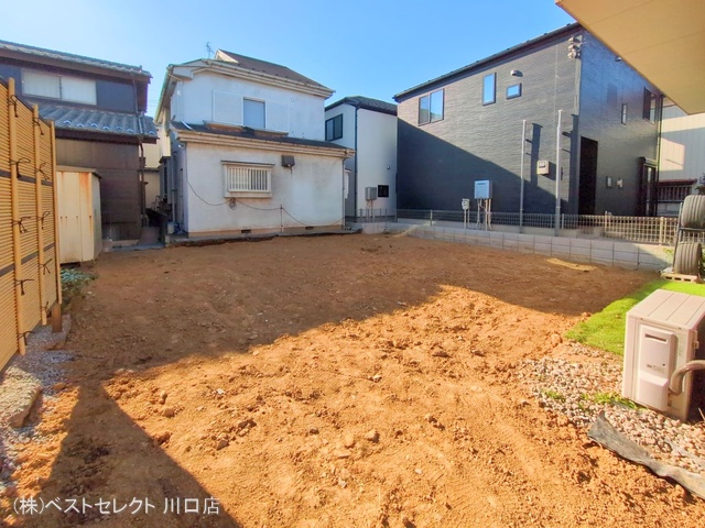 埼玉県川口市戸塚鋏町の新築戸建て更地・土地写真 2025年2月25日撮影