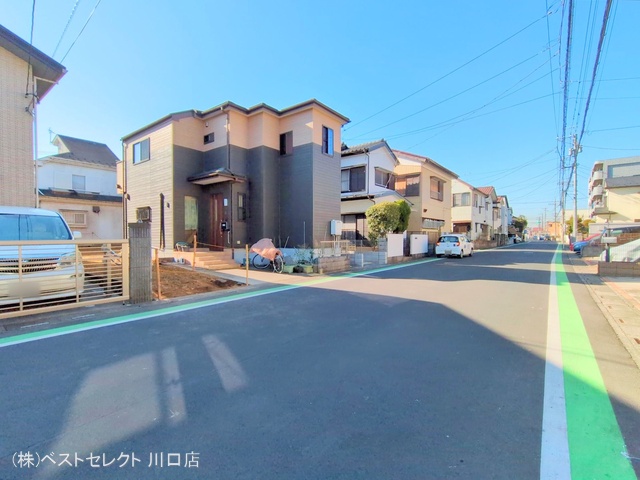 埼玉県川口市戸塚鋏町の新築戸建て更地・土地写真 2025年2月25日撮影