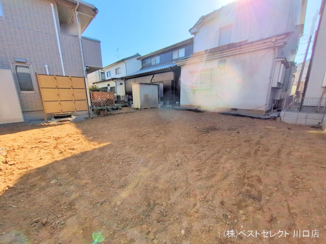 埼玉県川口市戸塚鋏町の新築戸建て更地・土地写真 2025年2月25日撮影