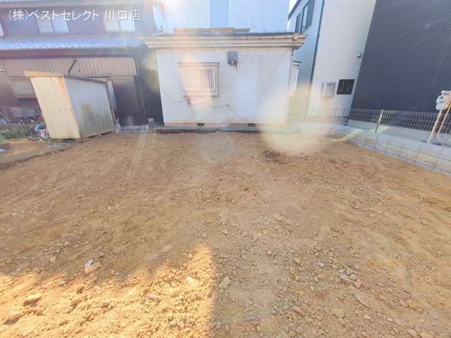埼玉県川口市戸塚鋏町の新築戸建て更地・土地写真 2025年2月25日撮影