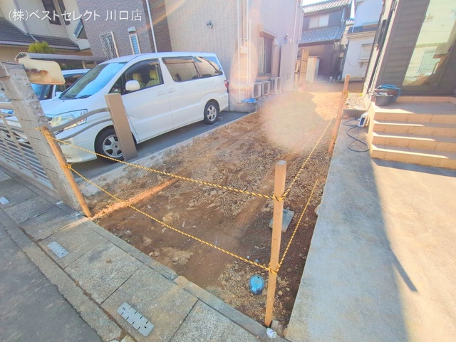 埼玉県川口市戸塚鋏町の新築戸建て更地・土地写真 2025年2月25日撮影